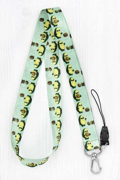 Apptakı Cute Baby Avokado Yaka Kartı Boyun Askı İpi Telefon Askı İpi - ASK0120