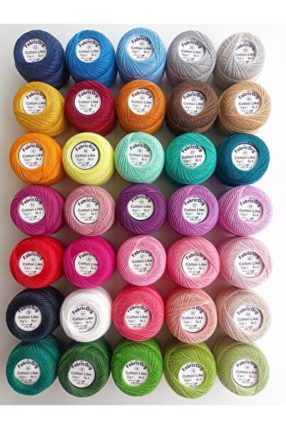 fabricorg Cotton Like Etamine-cross stitch 35 Thread Set 2 (10 GR-NO.8)