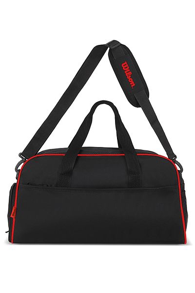 Wilson 40 Liter Sports Bag - Travel Black Shoulder Strap Hand Suitcase