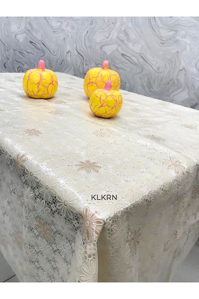 Kolkıran Züccaciye Floral Patterned Imported Pvc Oilcloth - Patterned Erasable Tablecloth