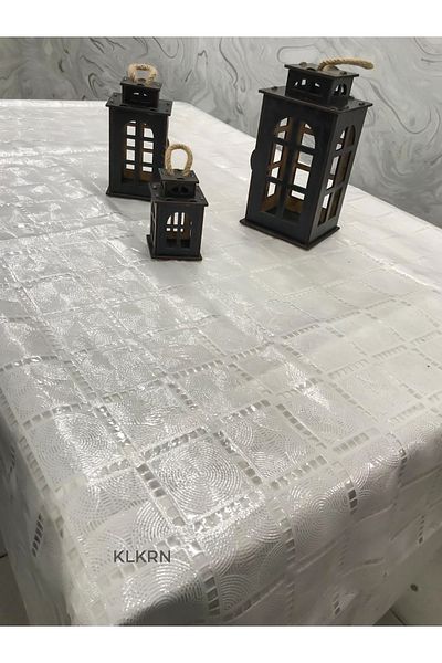 Kolkıran Züccaciye Floral Patterned Imported Pvc Oilcloth - Patterned Erasable Tablecloth
