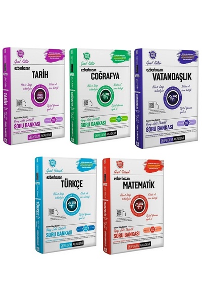 Pegem Akademi Yayıncılık 2025 KPSS Genel Yetenek Genel Kültür Ezberbozan Soru...