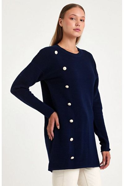 Store Buttoned Knitwear Sweater - Standard Size (Size S,M,L,Xl)