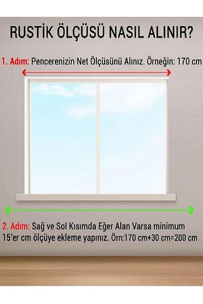Happys Oak Single Rail Wooden Rustic Curtain Hanger and Aluminum Rustic Tube 150 cm