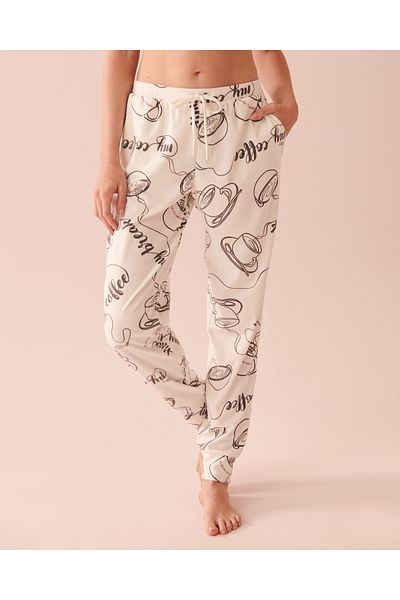 La Vie en Rose Luxury Velour Jogger Pyjama Pants