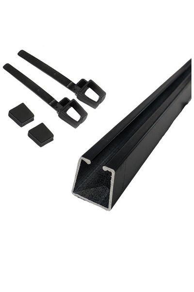 Happys 225 cm Wide Oak Rail - Aluminum Curtain Hanger