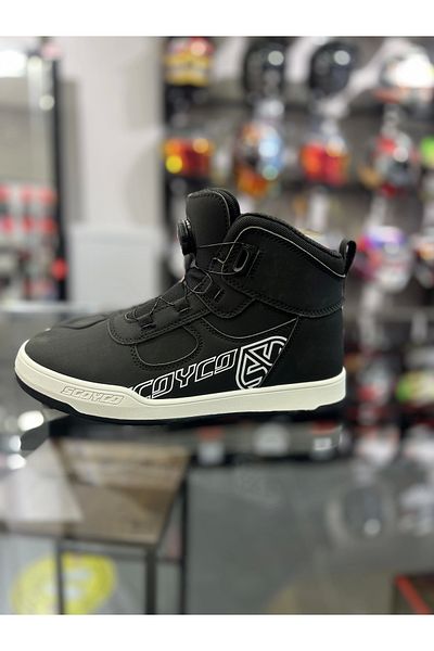 Scoyco Atop Short Motorcycle Boots with Lacing System