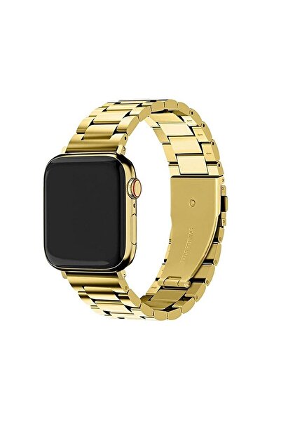 Nezih Case Apple Watch Seri 10 Uyumlu 46mm Paslanmaz Çelik Ayarlanır Pim Kordon