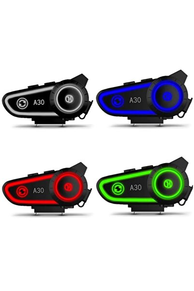 Blic A30 Motosiklet Için Kask Kulaklık Işıklı Intercom