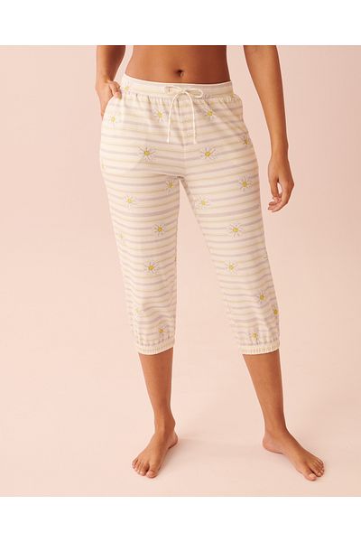 La Vie en Rose Cotton Capri