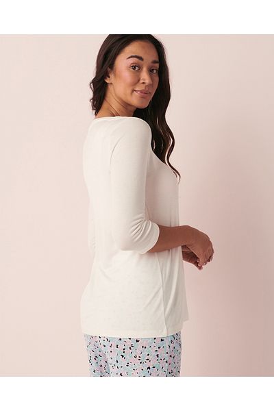 La Vie en Rose Soft Jersey 3/4 Sleeve Shirt