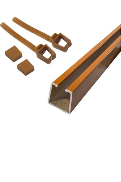 Happys 250 Cm șină albă pentru agățat perdea din aluminiu
