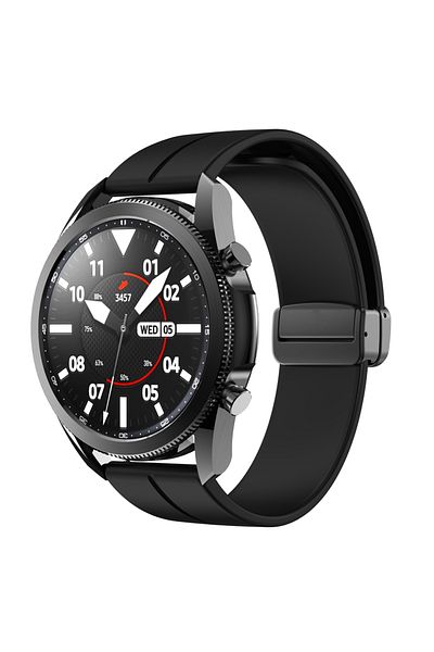 UnDePlus لساعة هواوي 3 - 46 ملم حبل مغناطيسي قابل للتعديل من السيليكون GT2e GT3 GT4 GT5 Pro Se Elite