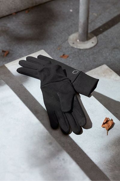 Tchibo Men 1 Pair Solid Gloves, Black