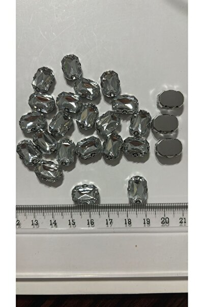 BEİLYS COSMETİCS & ACCESSORY 10x14 Oval Silver Case Cristal alb Case Strut St...