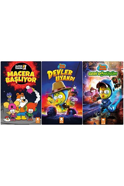Eksik Parça Yayınları Kral Şakir Süper Takım 1 Macera Başlıyor + Devler Uyandı + Geri Dönüşüm  3 'lü Set Varol Yaşaroğlu