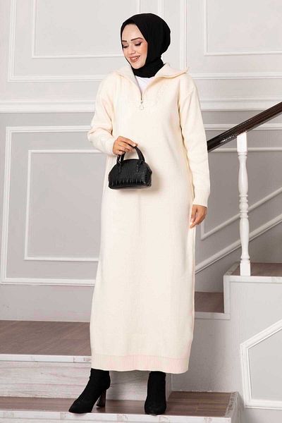 EBRUTESETTÜR High Top Zippered Knitwear Dress