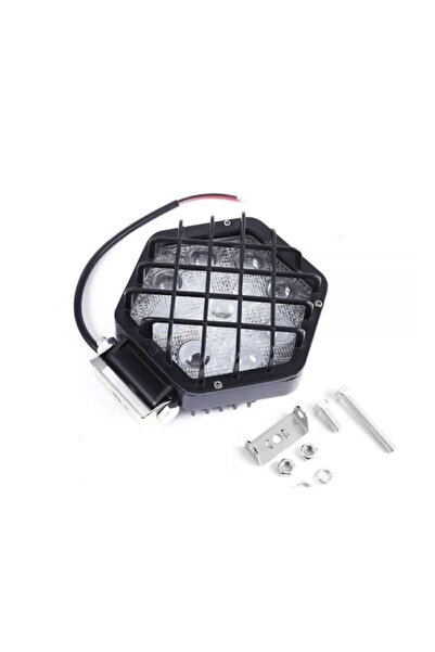 Unichrome 48w Altıgen Kafesli Siyah 16 Led Off Road Tekne Çalışma Lambası