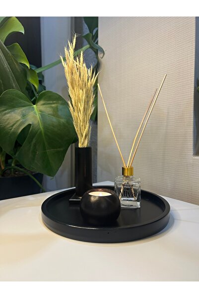 Miya Art Studio Dekoratif Beton Tepsi /  Tütsülük- Kuru Bitki / Mumluk /Oda K...