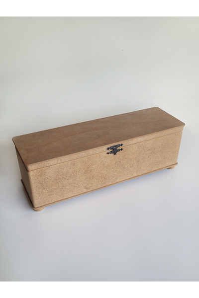 AN'GE Ahşap, Ham Mdf, Boyanabilir Okey Kutusu