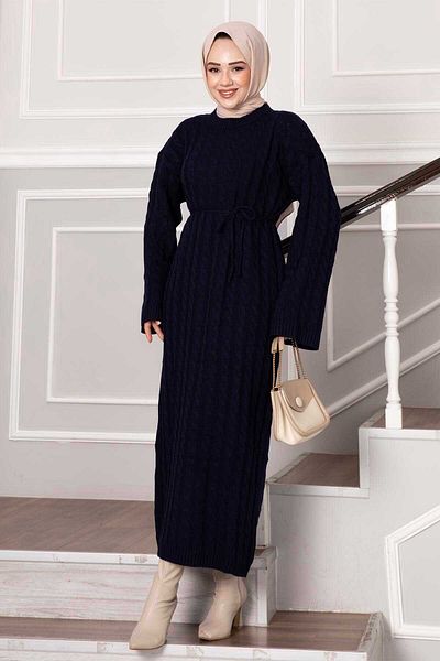 EBRUTESETTÜR Hair Knit Detailed Knitwear Dress