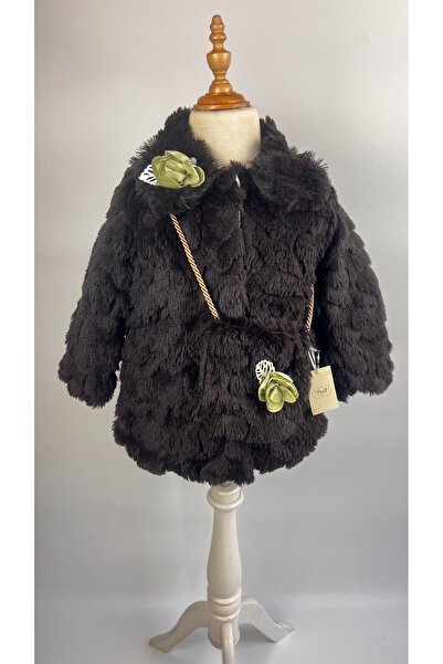 miaras baby Kız Çocuk Peluş Mont 1-5 Yaş