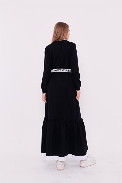 Bwest Αθλητικό φόρεμα με ζώνη και βολάν - 71076.015 - Navy Blue