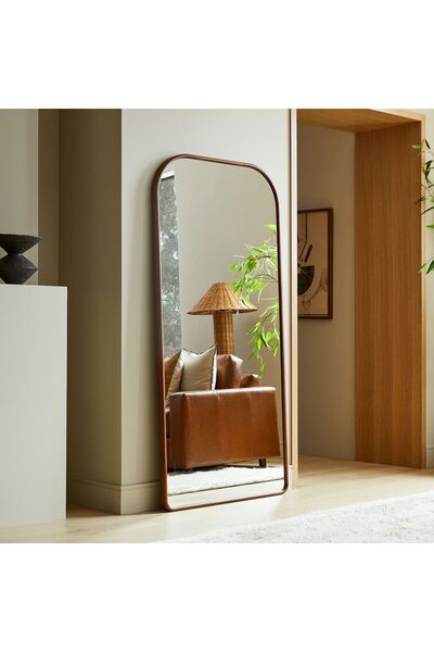 Muummirror 200x80 cm Oval Kenarlı Büyük Boy Dekorasyon Aynası - 1