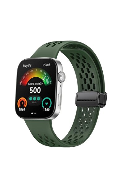 UnDePlus Huawei Watch Fit 4/fit 4 Pro/fit 3 Kordon Silikon Delikli Magnet Strap (FİT/FİT 2 UYUMLU DEĞİLDİR)