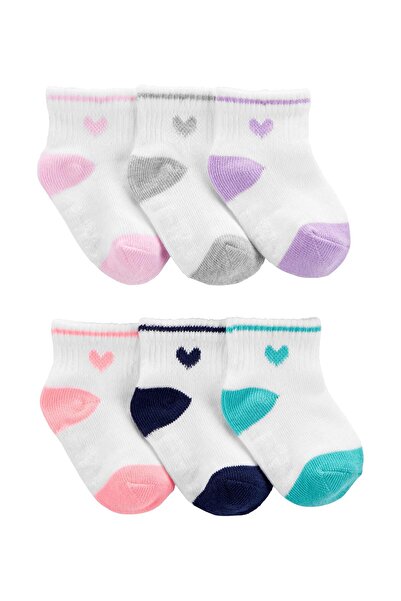 Carter's Little Girl's 6-Piece Socks