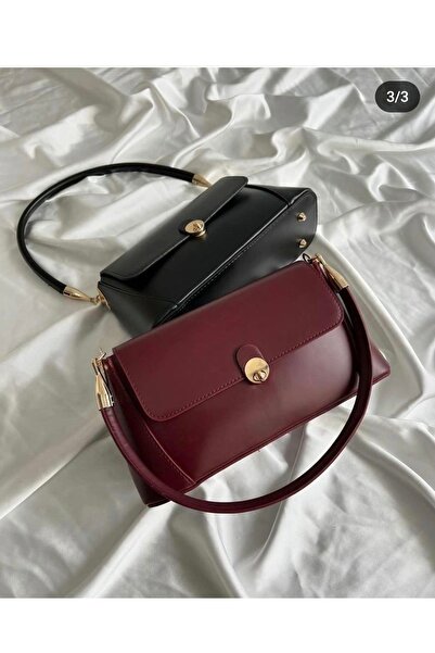 Golden Women Baguette Retro Hand and Shoulder Bag