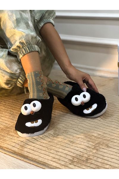 CARLA BELLA 3D Cartoon Slippers Animal Figured Slippers Παντόφλες για το σπίτι Λούτρινες παντόφλες για το σπίτι