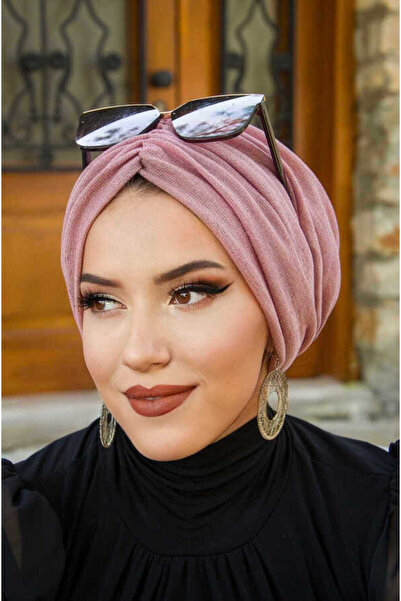 Aişe tesettür Αποξηραμένο τριαντάφυλλο έτοιμο πλισέ καπό