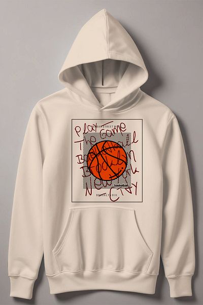 MYADA Hanorac pentru copii Play The Game Basketball Hooded 13288