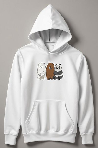 MYADA Hanorac pentru copii cu glugă cu imprimeu Panda drăguț 20504