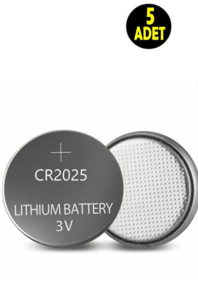 usin 5 ADET 3 Volt CR2025  Lityum Para Pil (DL2025 CR 2025 Bios-Kepenk-Kumand...