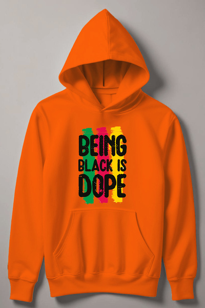 MYADA Biti crnac je super B Štampano Dječja majica sa kapuljačom 11153