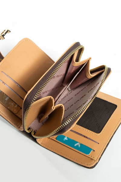 POLO CLUB Originální dámský model přihrádky na papír a mince Stylová peněženka na karty