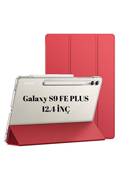 UnDePlus Samsung Galaxy Tab S9 Fe Plus/s10 Plus/s9 Plus Kılıf Pu Deri Smart S...