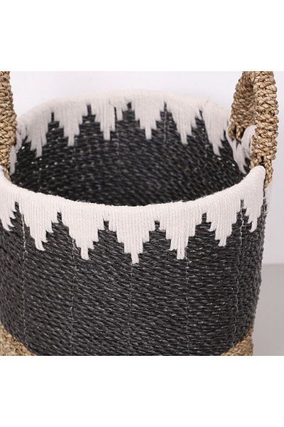 Mylamp Coș XL Banana Fiber Handmade - 40x38x46 cm Çeşme