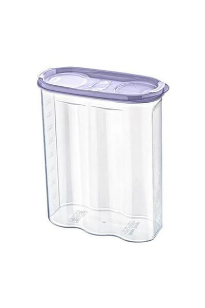 shop BUFFER® 2 Lids Scale Food Dry Food Storage Box Container 2.4 Liters-SA940