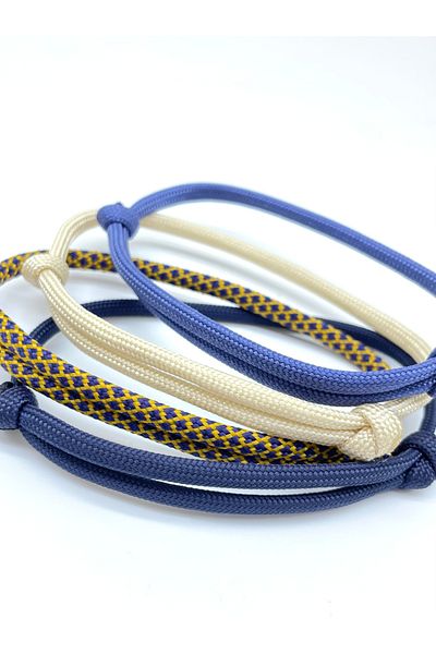 Concept HuBuTU 4-Piece Minimal Men's Thick Paracord Rope Bracelet