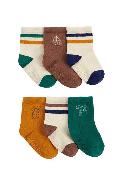 Carter's Baby Boy 6-Piece Socks