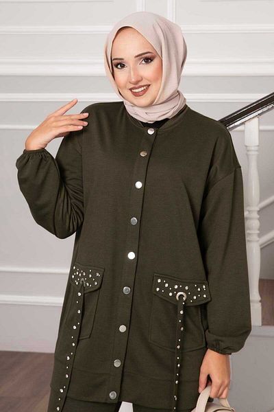 EBRUTESETTÜR Bird Eye Stone Design Two Thread Set