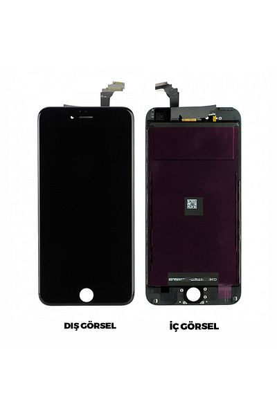 Nettech Teknonet iPhone 6 Plus Compatible Aa Quality Lcd Touch Screen with Slats - Black