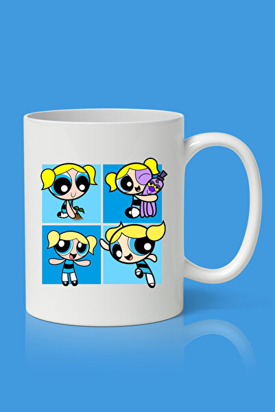 designedfy Bubbles 2 Baskılı Kupa Bardak