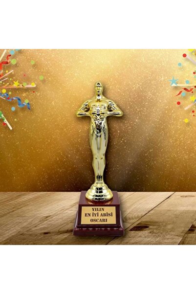 Şah-Mat Kişiye Özel Tasarlanabilir Oscar Heykel Ödül 15cm