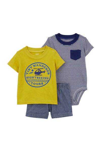 Carter's Erkek Bebek Alt Üst Set