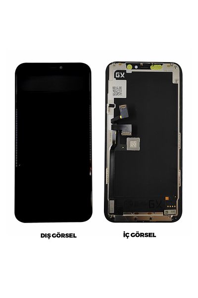 Nettech Teknonet iPhone 11 Pro Compatible Gx Oled Lcd Touch Slatted - Black