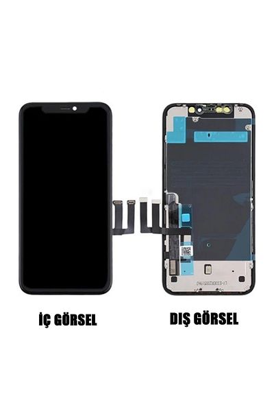 Nettech Teknonet iPhone 11 Compatible Gx Oled Lcd Touch Screen with Slats - Black